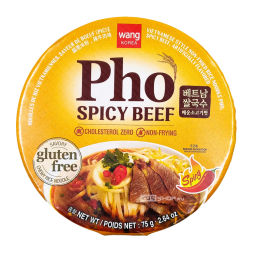 Рисовая лапша б/п со вкусом острой говядины (чашка) Pho Spicy Beef Wang, Корея, 75 г