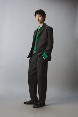 PANTAL?N TRAJE RELAXED FIT / Antracita oscuro - Zara фото 4