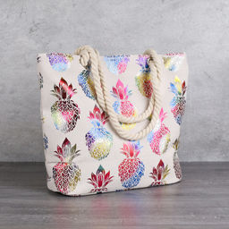 Сумка пляжная на молнии 45х32х14 см / BB24 /уп 1/микс - ГалеонТрейд фото 2