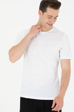 U. S. Polo Assn Мужская белая футболка с круглым вырезом