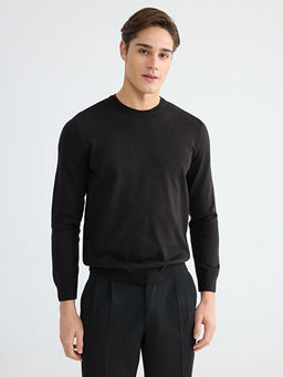 Bisiklet Yaka Erkek Triko Kazak