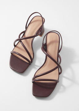 Sandalias de tiras con tac?n ancho - H&m фото 4