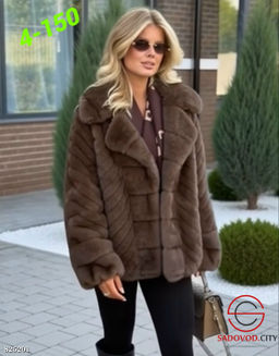 Шуба женская из искусственного меха