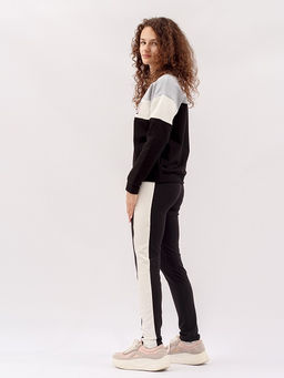 CRB wear / CWJG 90113-22 Костюм для девочки (джемпер, брюки),черный/Ex.Cherubino