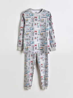 Bisiklet Yaka Erkek ?ocuk Pijama Tak?m?