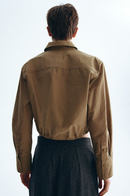 Camisa con cord?n de ajuste - H&m фото 4