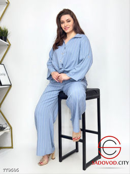 Костюм брючный двойка в полоску - Bruno фото 3