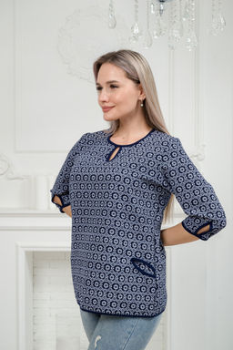 Кофта женская из милано Анфиса лепестки - Амадэль фото 5