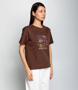 Футболка #КТ30813, шоколадный - Dommod фото 2