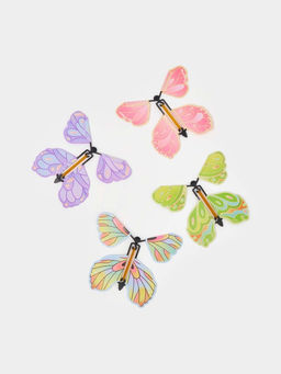 Бум-коробка подарочная с бабочками «Тебе подарочек», 12 × 12 × 12 см