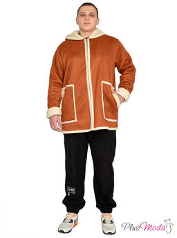 Дубленка-куртка Модель №1790 размеры 44-84 - Plusmoda фото 7