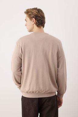 Indigo Rahat Kesim Basic Bisiklet Yaka Sweatshirt TMNAW26SW00060 - Trendyolmilla фото 10