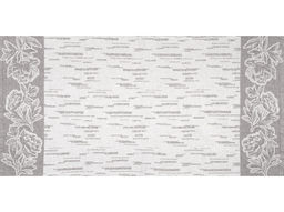 24С92-ШР/у. 55*115 Полотенце "Пион" цв. 3 рис. 180 серый