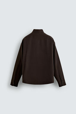LIMITED EDITION FLOWING RELAXED FIT SHIRT - Zara фото 8