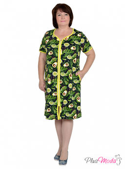 Халат Модель №609 размеры 44-84 - Plusmoda фото 4