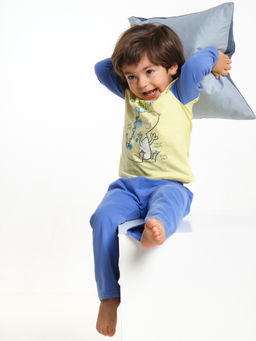 Пижама UD 1057 желтый/голубой