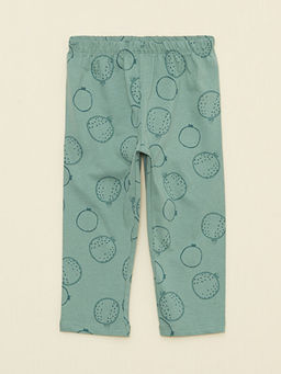 Polo Yaka Uzun Kollu Bask?l? Pamuklu Erkek Bebek Pijama Tak?m - Waikiki фото 3