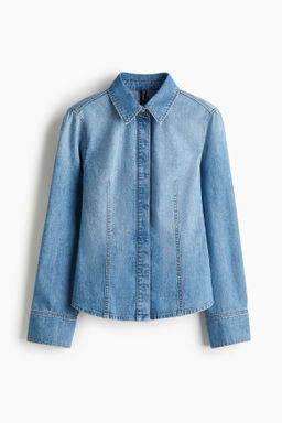 Camisa denim entallada - H&m фото 2