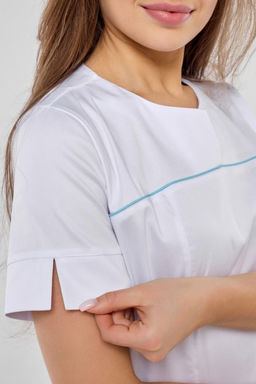 Костюм хирургический 185 CVC. Цвет: белый - Стильб фото 8