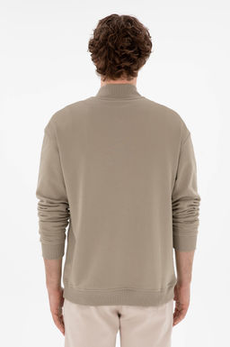 Erkek A__k Haki Sweatshirt