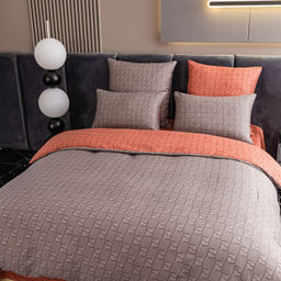 Комплект постельного белья Люкс Сатин 100% хлопок A364 Евро 4 Наволочки