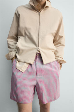 LOOSE-FITTING CHECKS BERMUDA SHORTS LIMITED EDITION - Zara фото 5