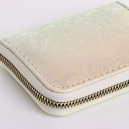 Кошелёк женский на молнии 11?2.5?9 см, с цветочным принтом, розовый