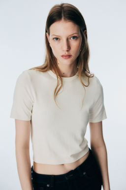 Camiseta de punto fino - H&m фото 10