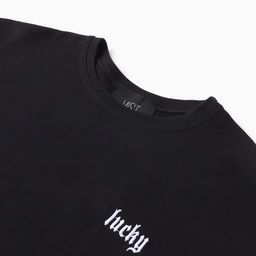 Футболка женская MIST Lucky, размер L-XL, чёрная