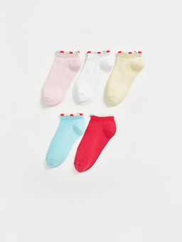 Basic K?z ?ocuk Patik ?orap 5li