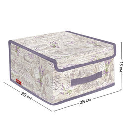 Короб стеллажный с крышкой, малый, 28*30*16 см Valiant  фото 46