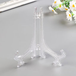 Цена за 5 шт. Подставка для тарелок d=16-18 см Lucia, прозрачная, 15 см