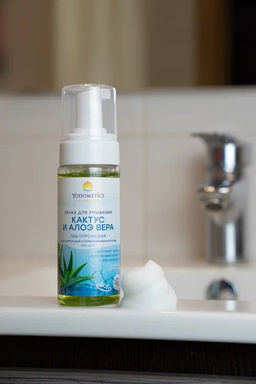 Пенка для умывания Кактус и алое вера с РНА-кислотой, 150 мл - Yodometics фото 10