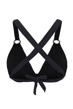 TRENDYOLMILLA Siyah Ucgen Capraz Baglama Detayl? Aksesuarl? Bikini Ustu TBESS25BU00043 фото 6