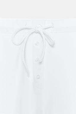 PANTAL?N CARROT INTERLOCK / Blanco - Zara фото 7