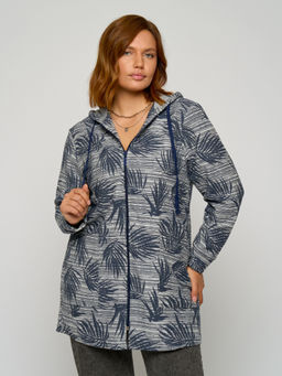 Кардиган женский футер 3-х нитка петля Аида СИНЯЯ ВЕТКА - Domtrik фото 6