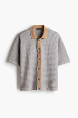 Camisa en punto pointelle Regular Fit - H&m фото 6