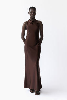 Maxivestido con escote drapeado - H&m фото 3