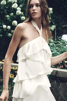 RUFFLED MINI DRESS - Zara фото 2