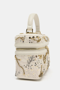 BOLSO R?GIDO BRILLOS / Crudo - Zara фото 3