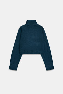 SOFT KNIT SWEATER WITH BUTTONS - Zara фото 6