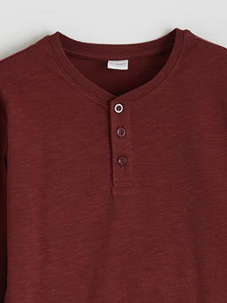 Bisiklet Yaka Erkek ?ocuk Pijama ?st