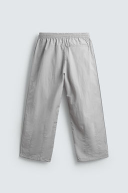 PANTAL?N JOGGER T?CNICO BANDAS CONTRASTE / Gris claro - Zara фото 8