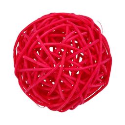 Blumentag BRF-7 Шар декоративный из ротанга d. 7 см 6 шт. №12 красный