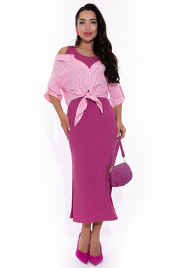 Платье Морской бриз (розовый) - Эльза фото 4