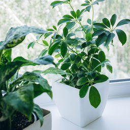 Цена за 2 шт. Кашпо для цветов, 13×13 см, 1.5 л, пластик, белое