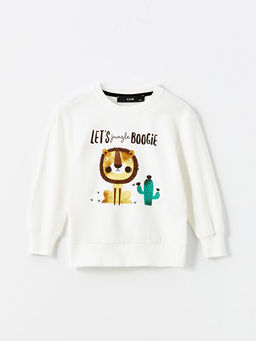 Bisiklet Yaka Erkek Bebek Sweatshirt 2li - Waikiki фото 2