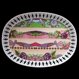 Поднос овальный 34 см / HX-20173425B-2 /уп 1/ - Галеонтрейд фото 6