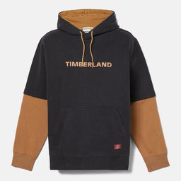 Толстовка Timberland Sweatshirt Embroidered Tree Back Hoodie Authentic fit черная фото 2