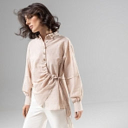 Рубашка из 100% хлопка, Дивная смелость (beige) - Charutti фото 14